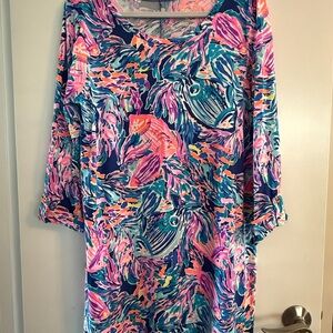 Lilly Pulitzer Dress Amazing Flow Fabric